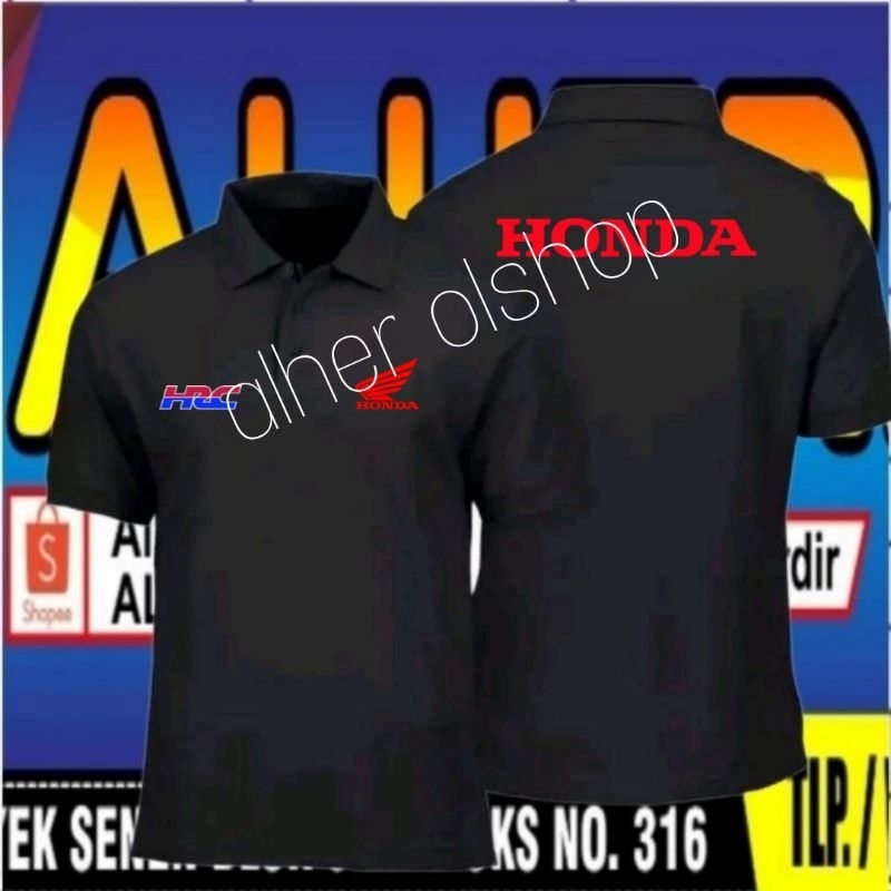 baru Kaos Honda HRC baju Honda HRC seragam Honda hrc Kaos kerah Honda HRC kaos polo Honda HRC polosh