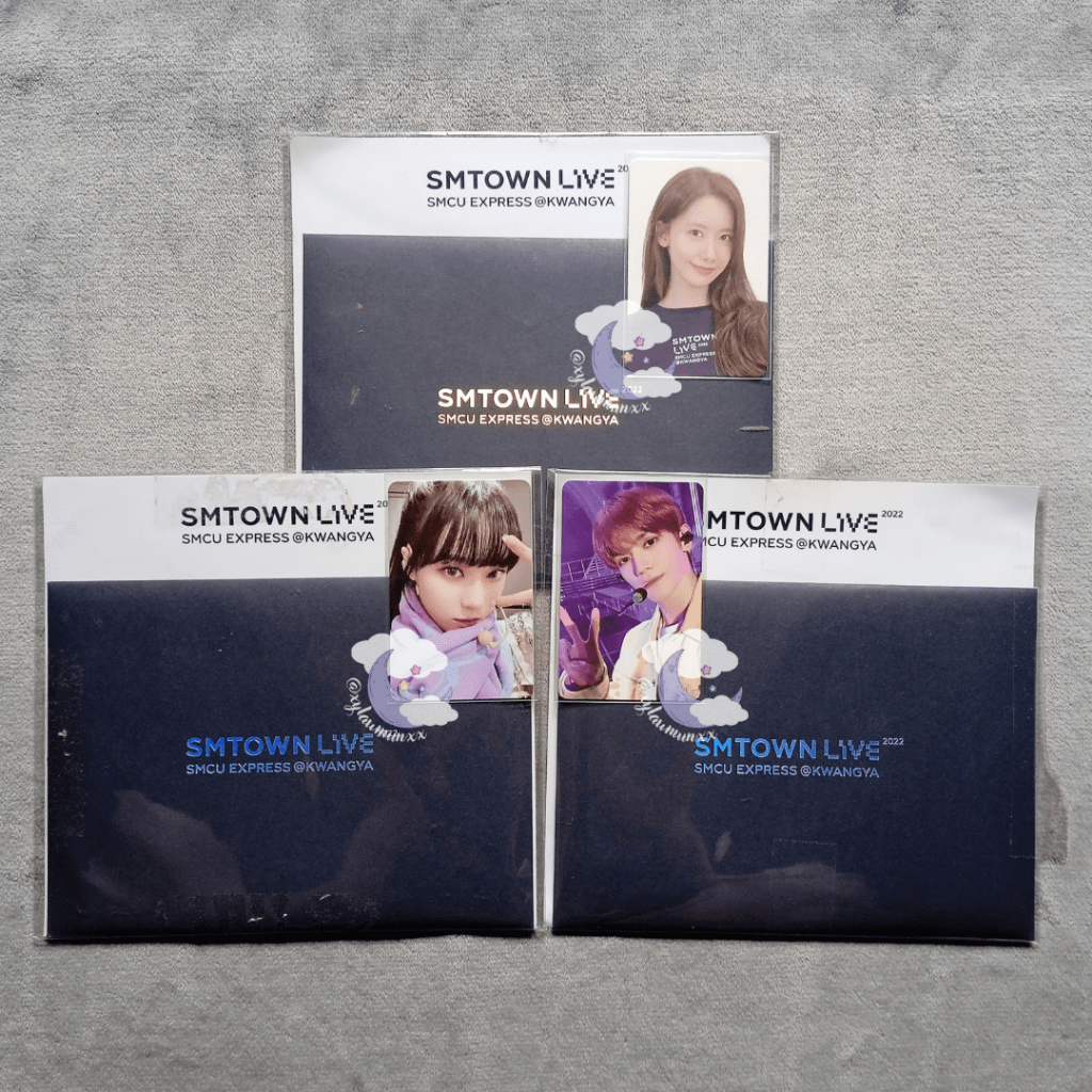 Emblem Badge AR Ticket Passport SMCU Express Yoona Kai Winwin Taeyong Winter Mark FULLSET