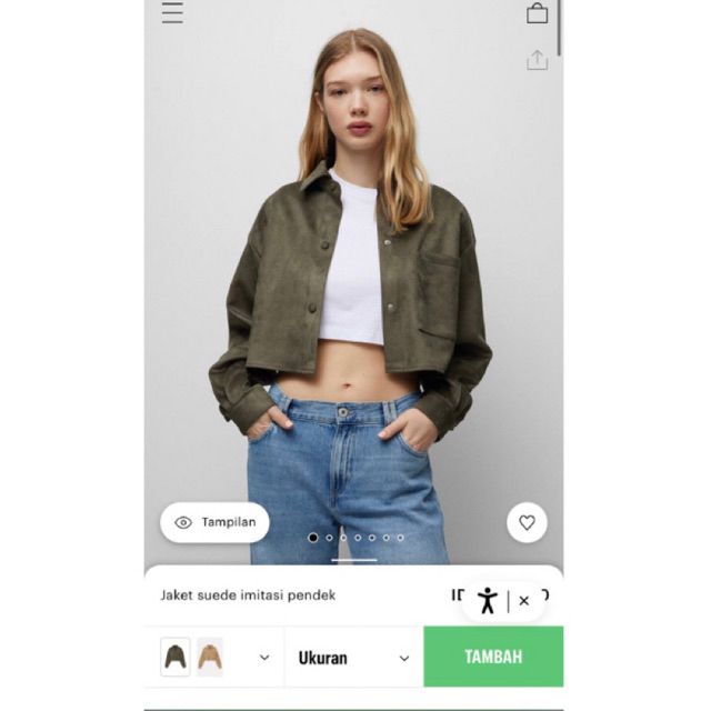 PULL&BEAR SUEDE JAKET