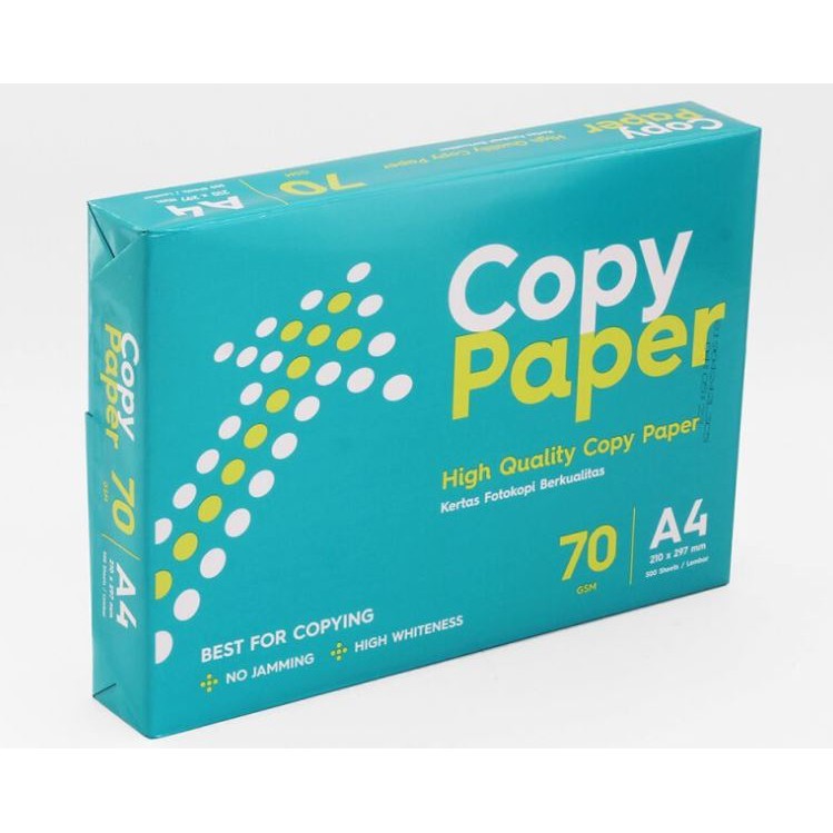 

Kertas HVS 75g Copy Paper A4/F4 500 Lembar (Per 1 rim)