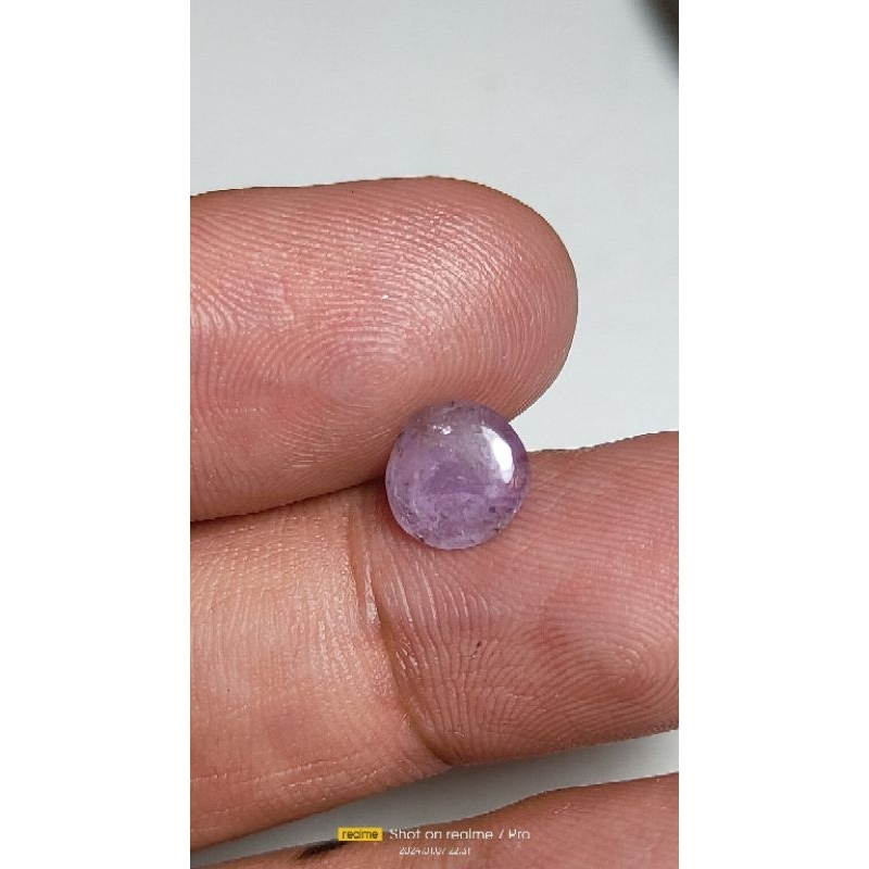 Natural light purple star sapphire 1.95cts srilangka