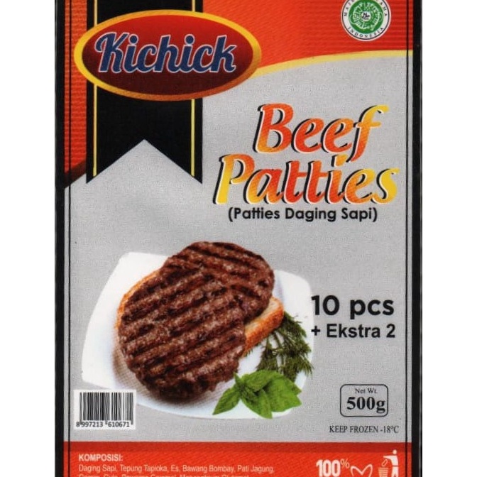 

STWH8419 Dijamin Ori Beef Patties 5gr