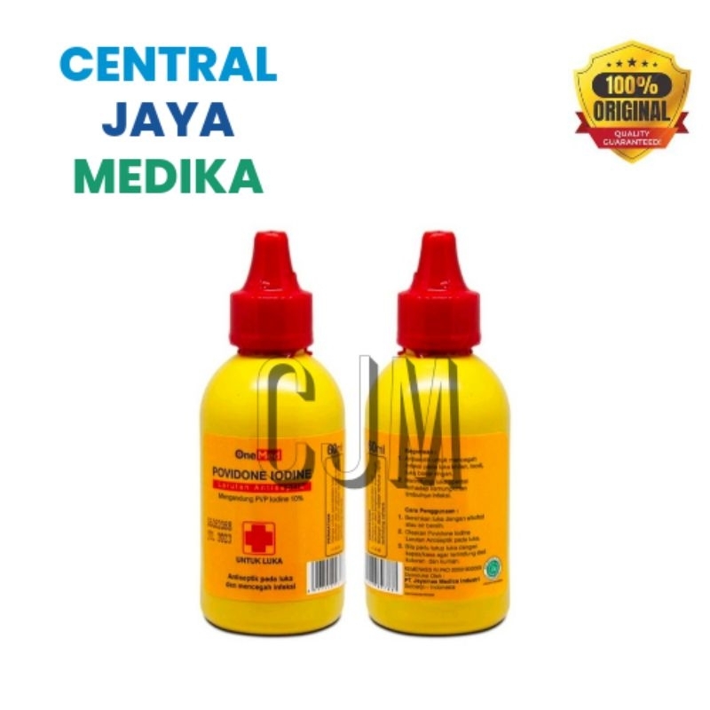 Povidone Lodine Onemed 60ml / Betadine Rawat Luka