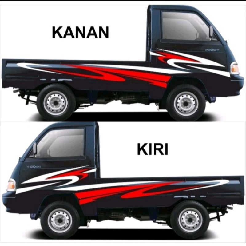 00012 CUTTING STICKER mobil PICK UP T120ss