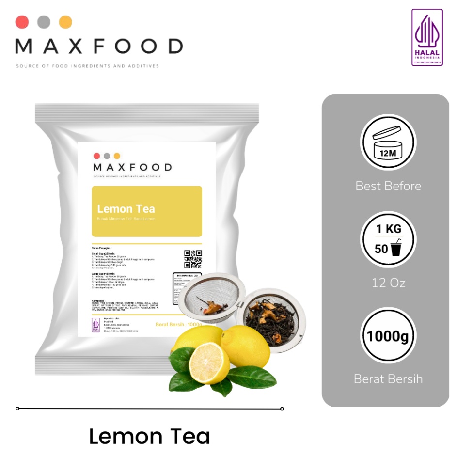 

PSHT278 COD Lemon Tea Teh Lemon Bubuk Minuman Lemon Tea Lemon Tea Powder 1kg