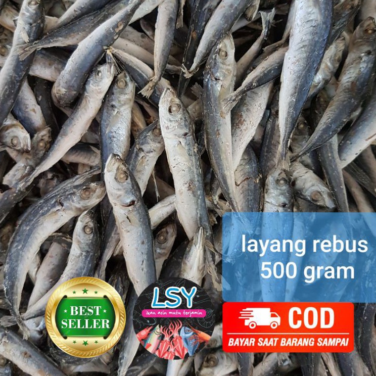 

QYDS4381 DISKON ikan asin layang rebus super 5 gram