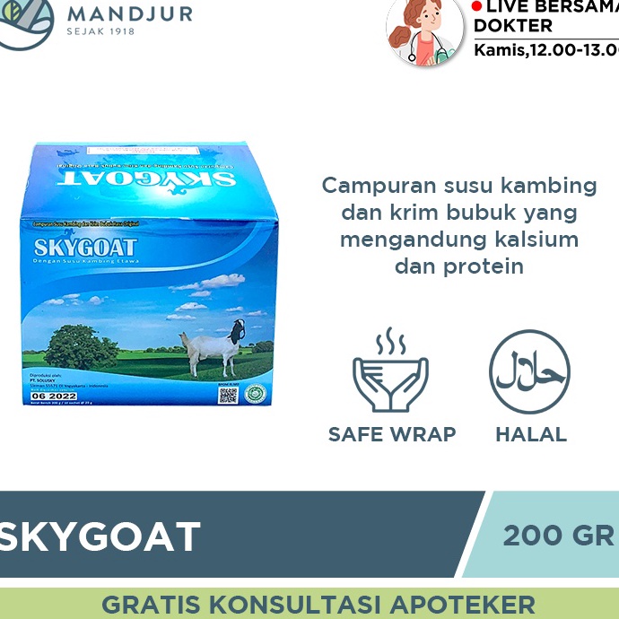 

XTZK391 Penjualan TerbaikCOD SKYGOAT SKY GOAT Susu Kambing Etawa Original Bubuk