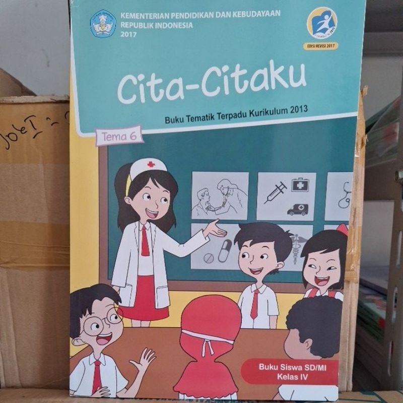 Buku Tema Kelas 4 Tema 6 Cita-citaku