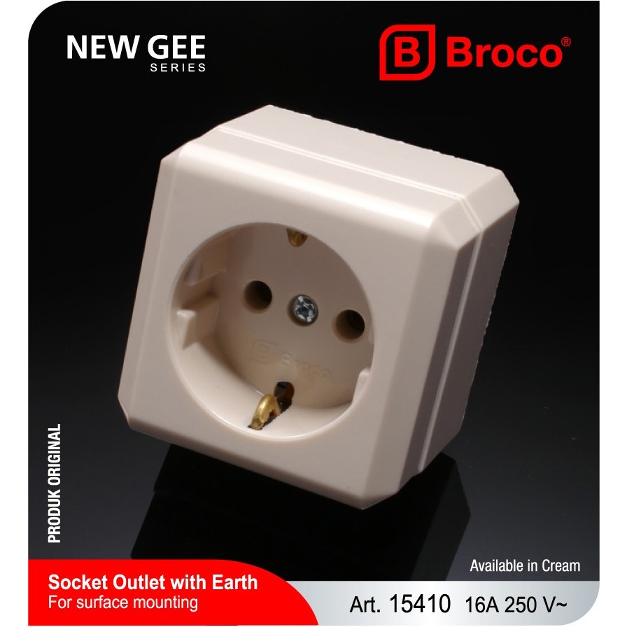 Broco Saklar Stop OB/Saklar Stop Kontak OB outbow BROCO/Saklar Broco Stop SNI