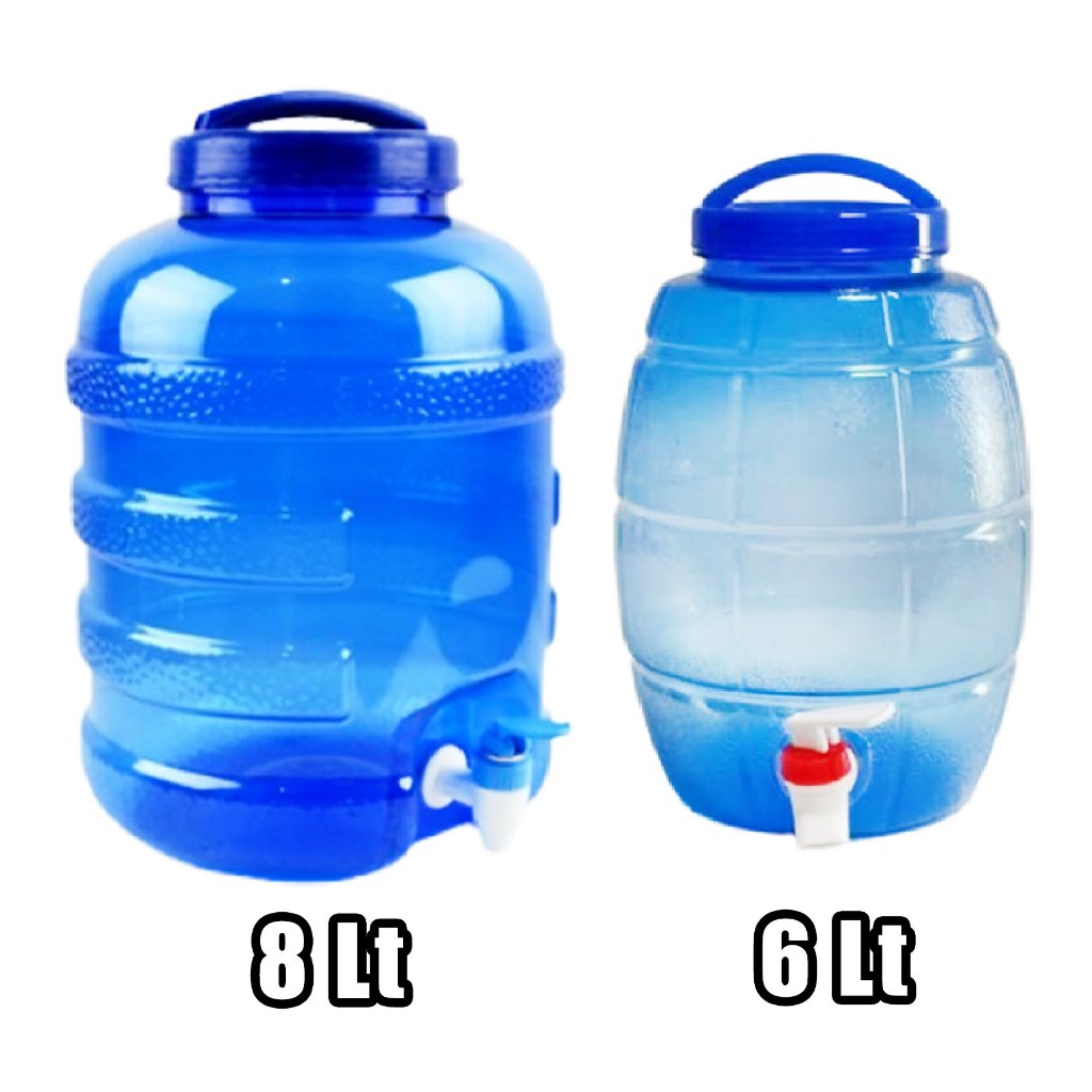Galon Keran 6 Liter & 8 Liter / Galon Kran Kosong / Galon Guci Tebal / Galon Mini