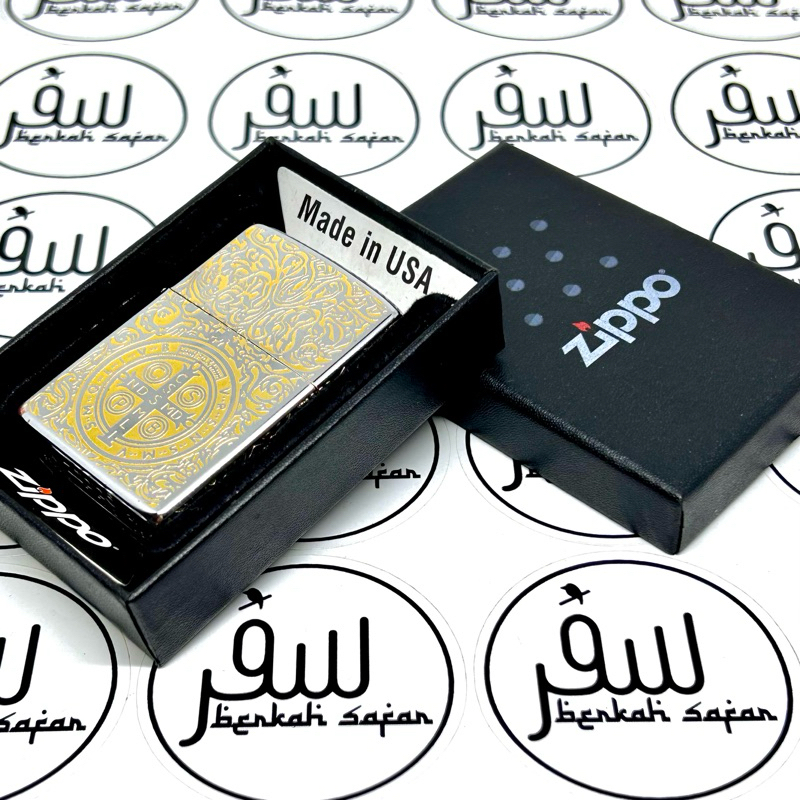 KOREK ZIPPO SILVER CONSTANTINE GOLD BENEDICT ENGRAVED ORIGINAL