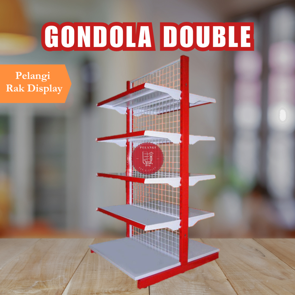 RAK SUPERMARKET DOUBLE - RAK DOUBLE GONDOLA 150CM