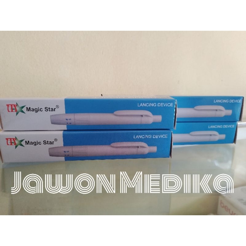 Pen Bekam Plastik Magic Star/Lancing Device Plastic Magic Star