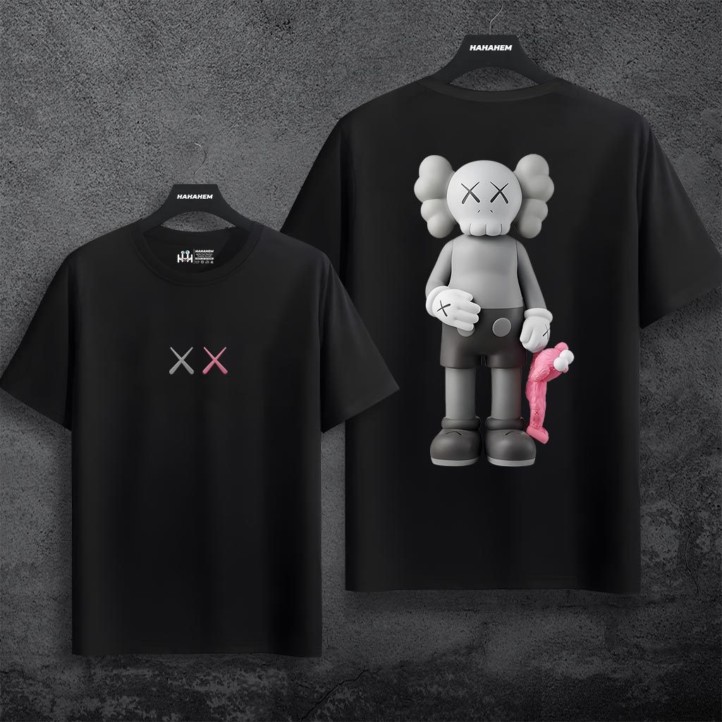hahahem.id T-SHIRT tshirt Distro Kaos Lengan pendek cotton Katun Combed 24s Unisex Hitam Putih Kaos 