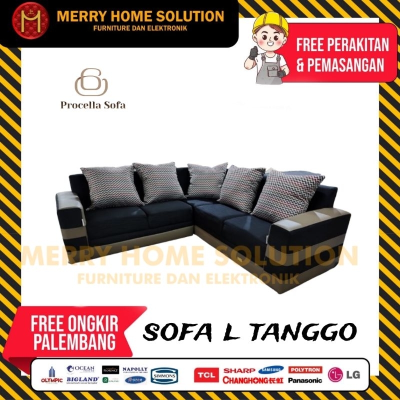 sofa L tanggo sofa L procella sofa minimalis furniture palembang