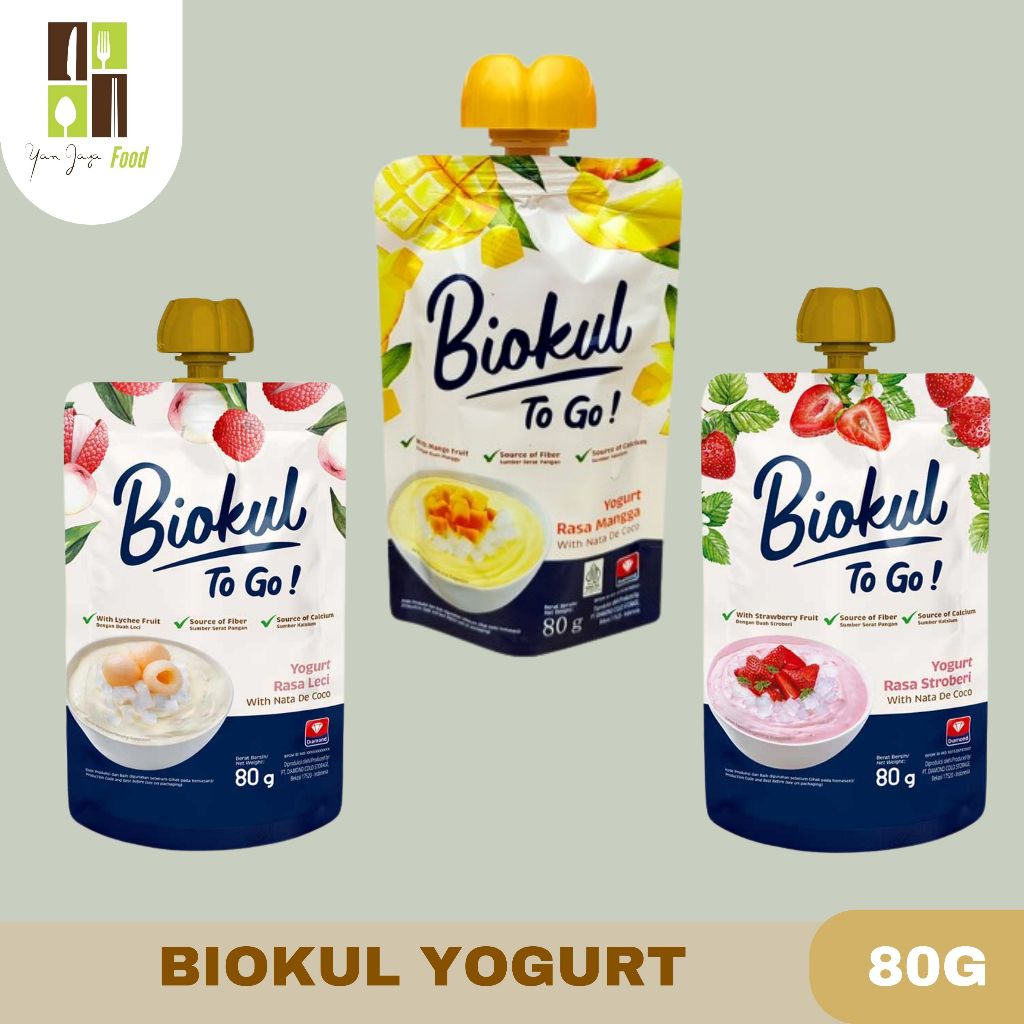 

Biokul To Go ! Minuman Yoghurt / Yogurt Rasa Mangga / Leci / Strawberry 80g