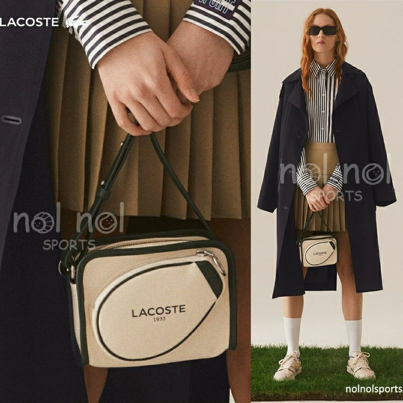 NNS LACOSTE mini slingbag tennis edition reporter bag original tas kecil