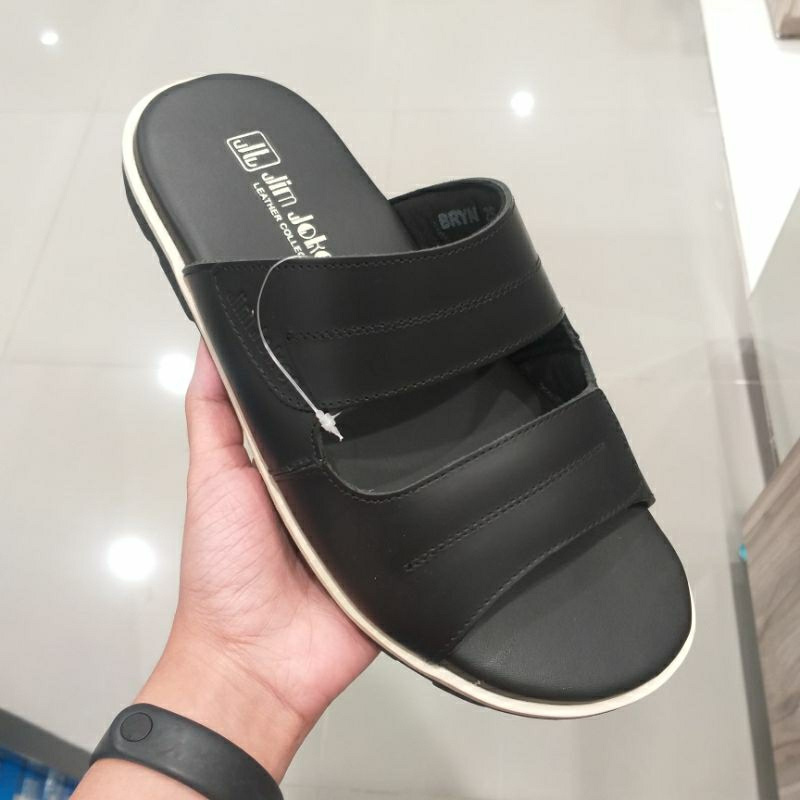 Jim Joker Sandal Selop Pria Comfort 100% Kulit Asli Original Brand Matahari