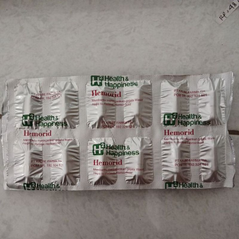 H2 Health & Happiness Hemorid 12 kapsul