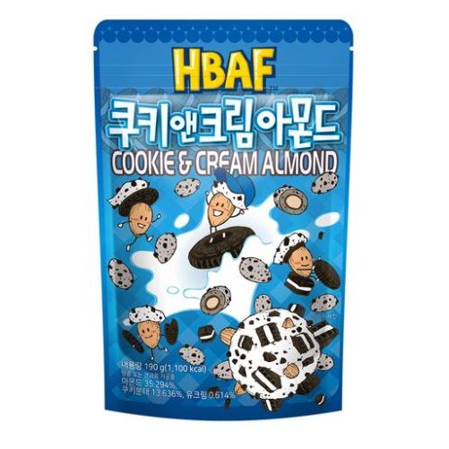 

[Pre Order] HBAF Cookie and Cream Almond 190gr