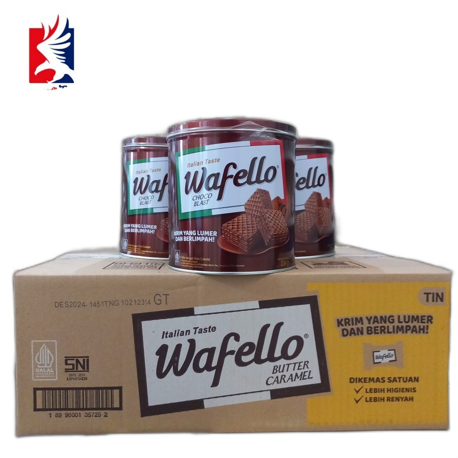 

wafello wafer cream tin 234grm