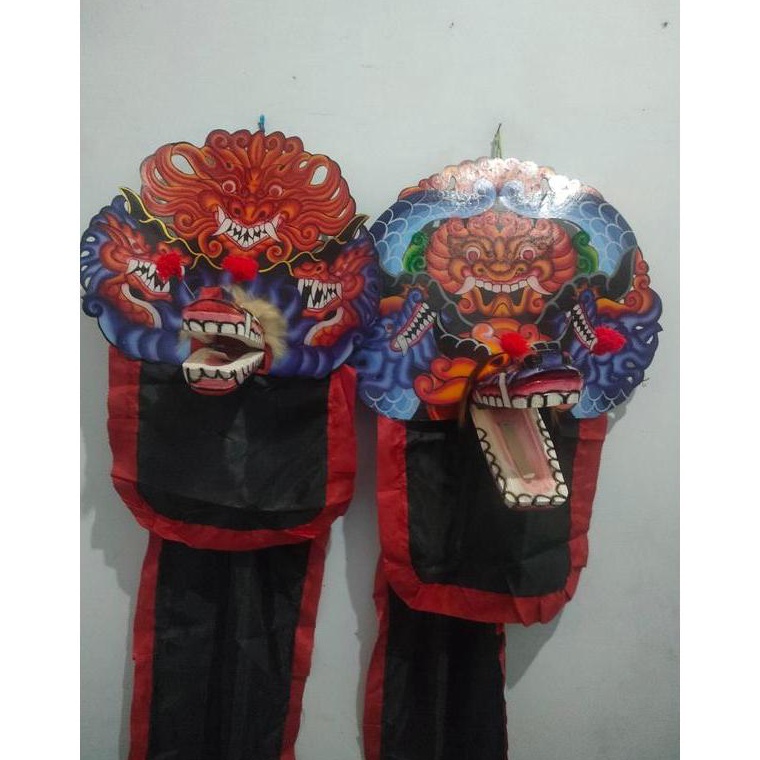Promo Barongan Kayu Waru Devil Jamang Lebar