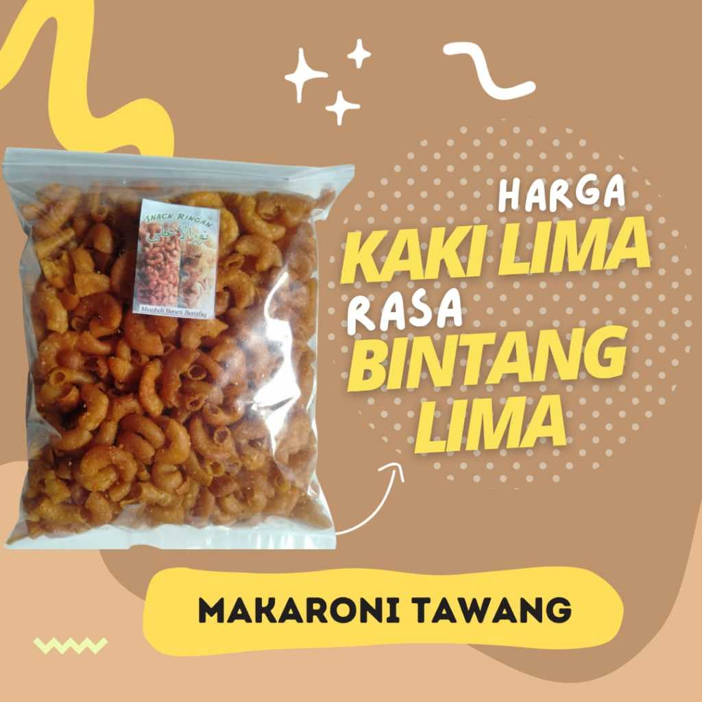 

Makaroni Tawang/Snack Murah/250 gram