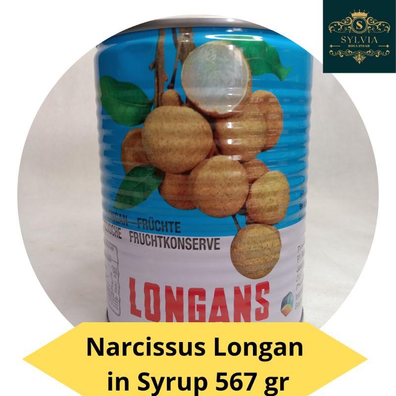 

Narcissus Longans in Light Syrup / Buah Kelengkeng tanpa biji Dalam Kaleng dan Sirup 567 gr