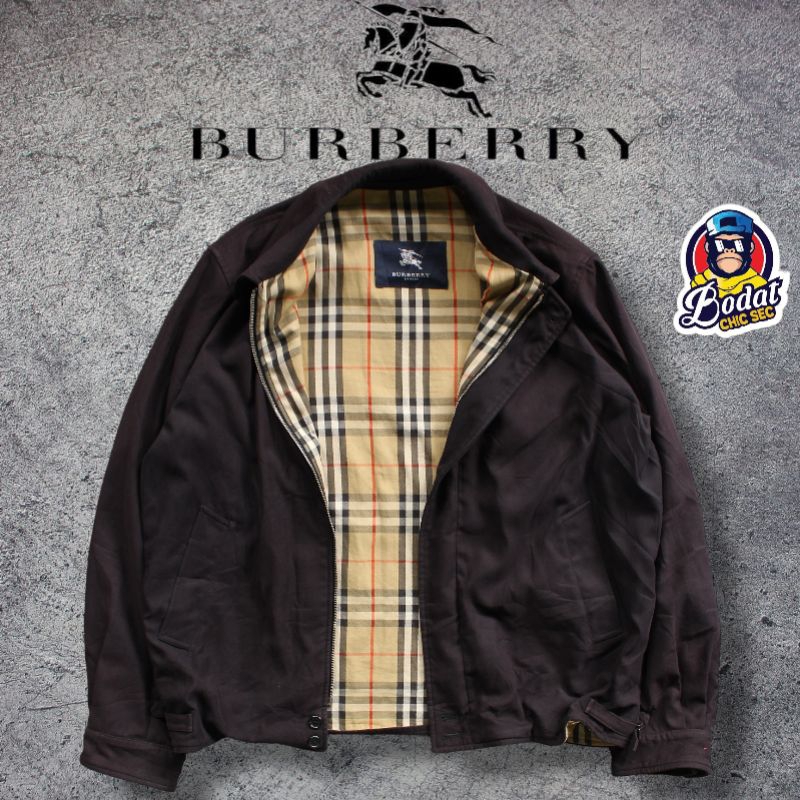 Vintage Burberry London Nova Check Harrington Jacket
