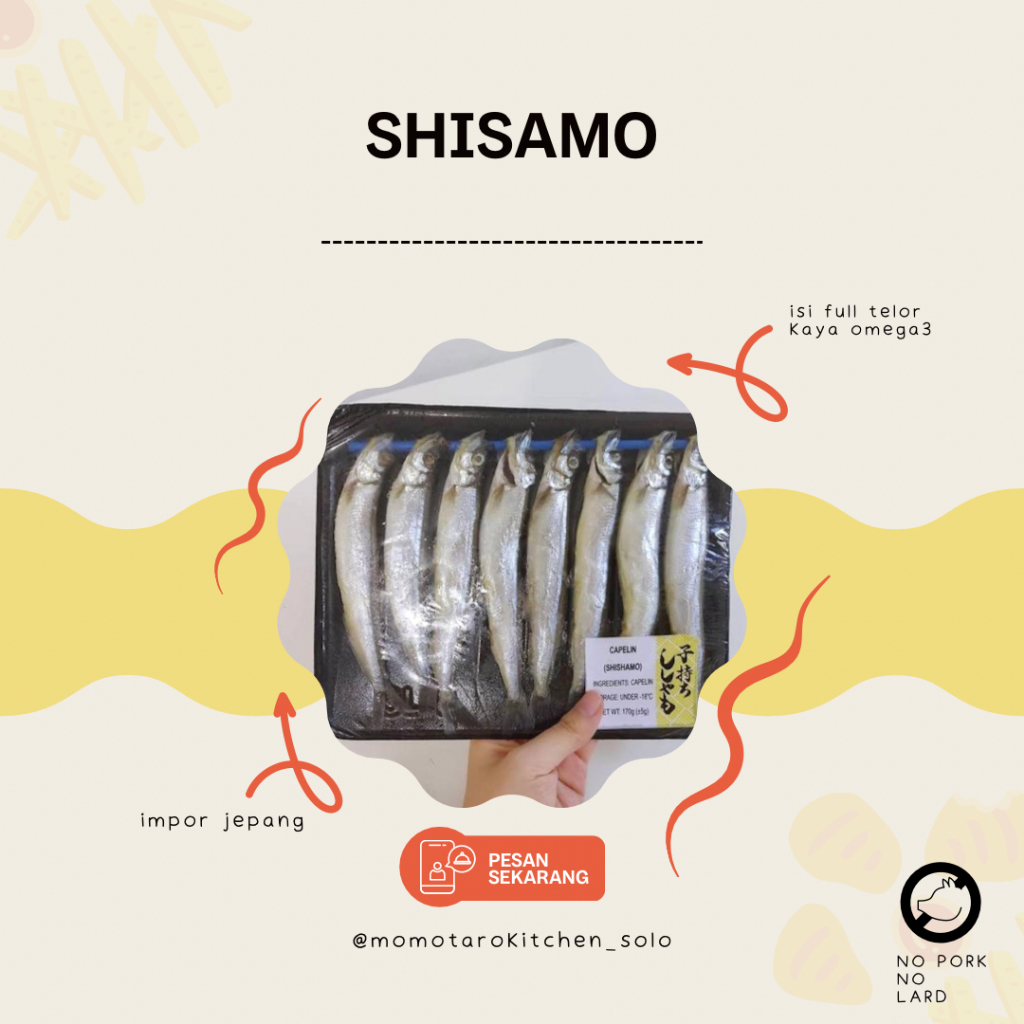 

Momotaro Shisamo Full Telur (Female) / Ikan Viral Mpasi Cipung / Ikan Hamil Capelin
