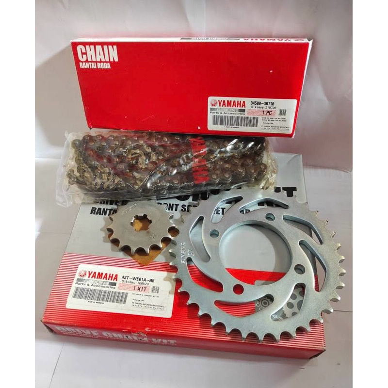 Gear Set Yamaha Motor RX King (4ST-WE01A-B0) Ori Yamaha 100%