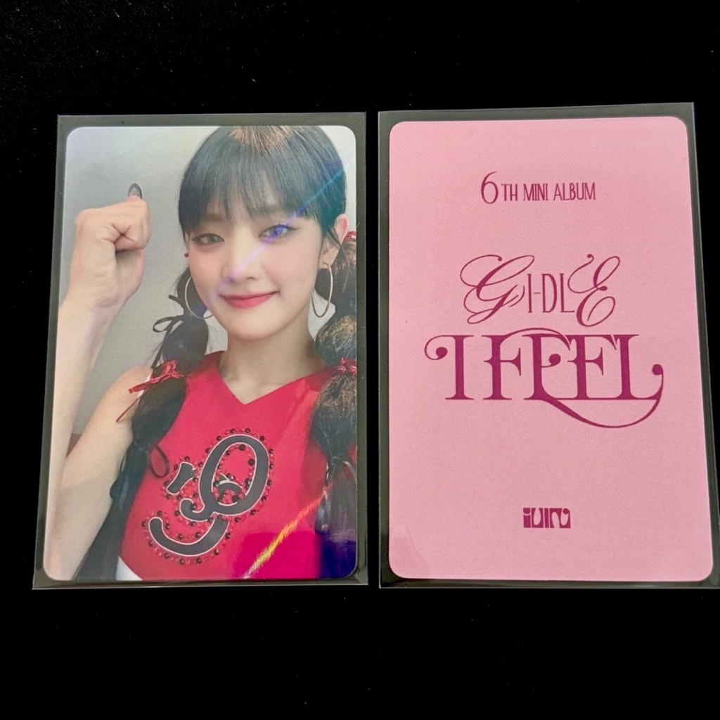 Minnie (G)i-dle Official Photocard Pob Tou Fans Toufans Gidle G idle Pc Bene I Feel Album Miyeon Soy