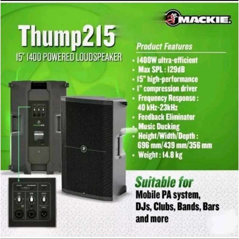 Speaker Active Mackie Thump 215