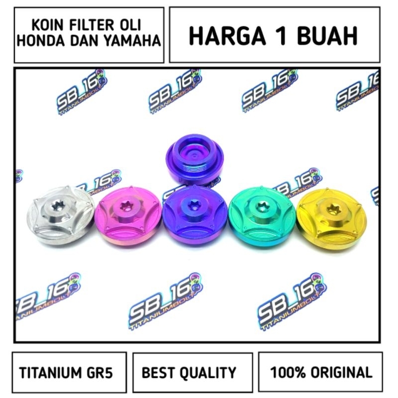 TUTUP FILTER OLI MIO M3 TITIANIUM
