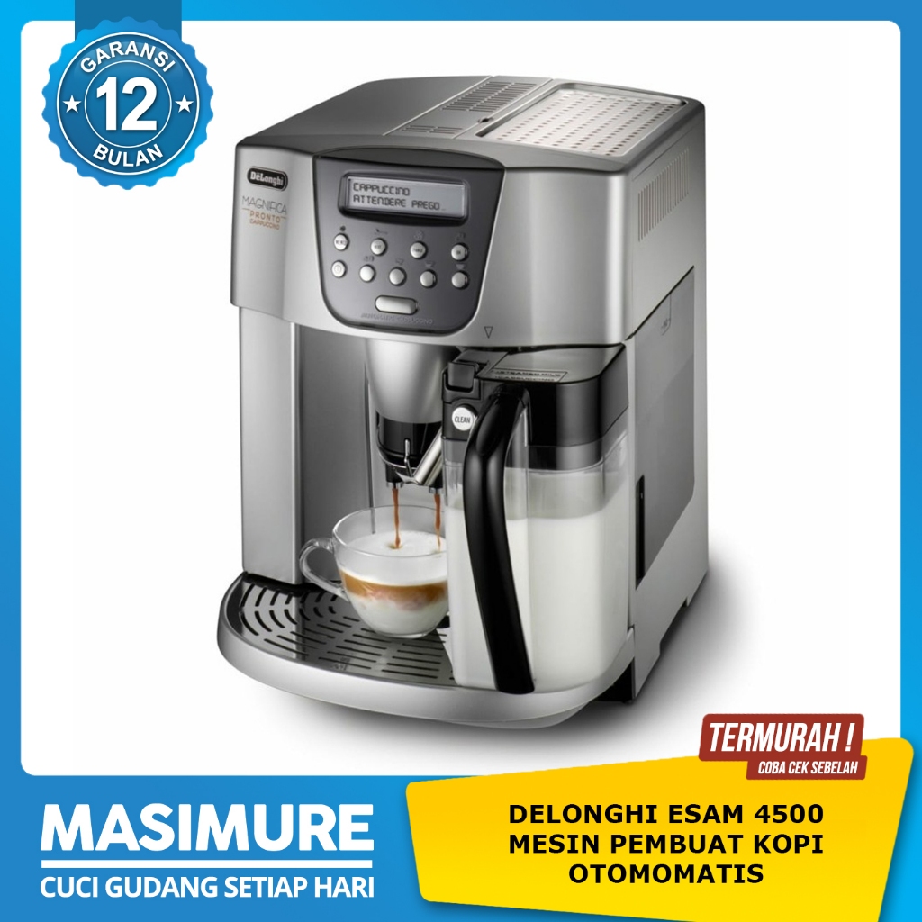 DELONGHI Mesin Pembuat Kopi Otomatis - ESAM 4500 - Garansi 12 Bln