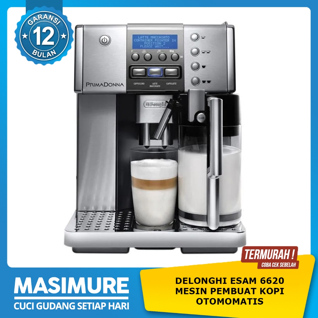 DELONGHI Mesin Pembuat Kopi Otomatis - ESAM 6620 - Garansi 12 Bln