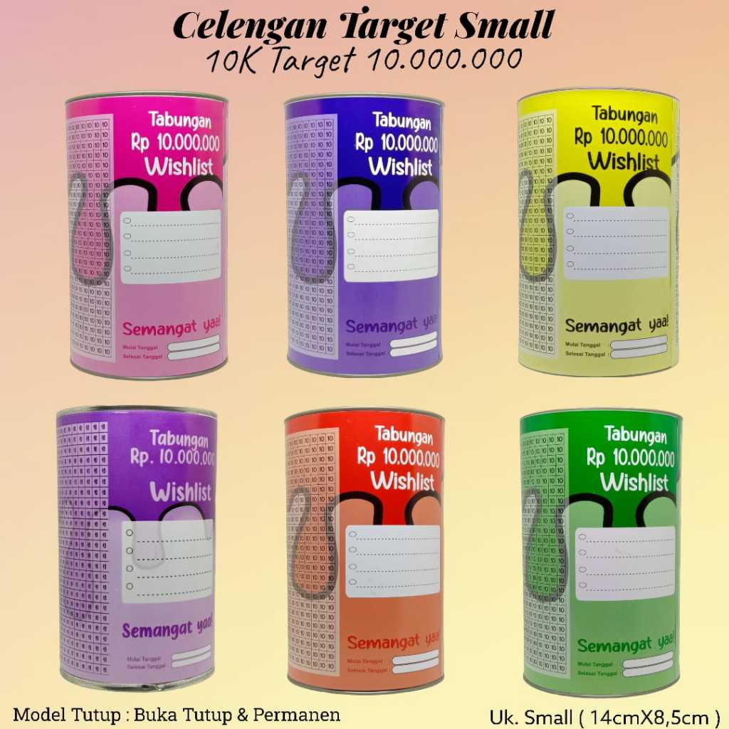 CELENGAN TARGET 10K TARGET 10JT CELENGAN TARGET VIRAL TABUNGAN BUKA TUTUP CELENGAN TARGET PERMANEN