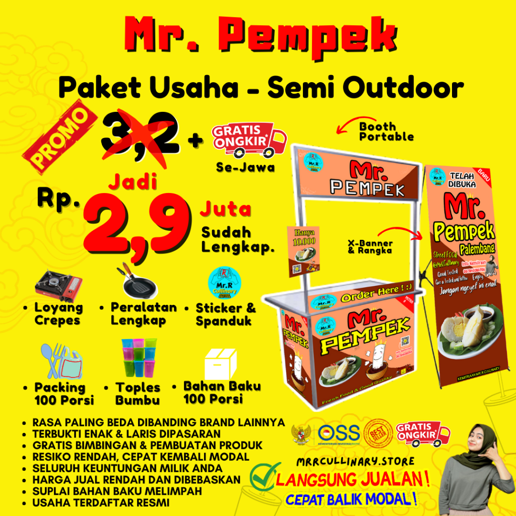 

PAKET USAHA MR. PEMPEK|| KEMITRAAN USAHA