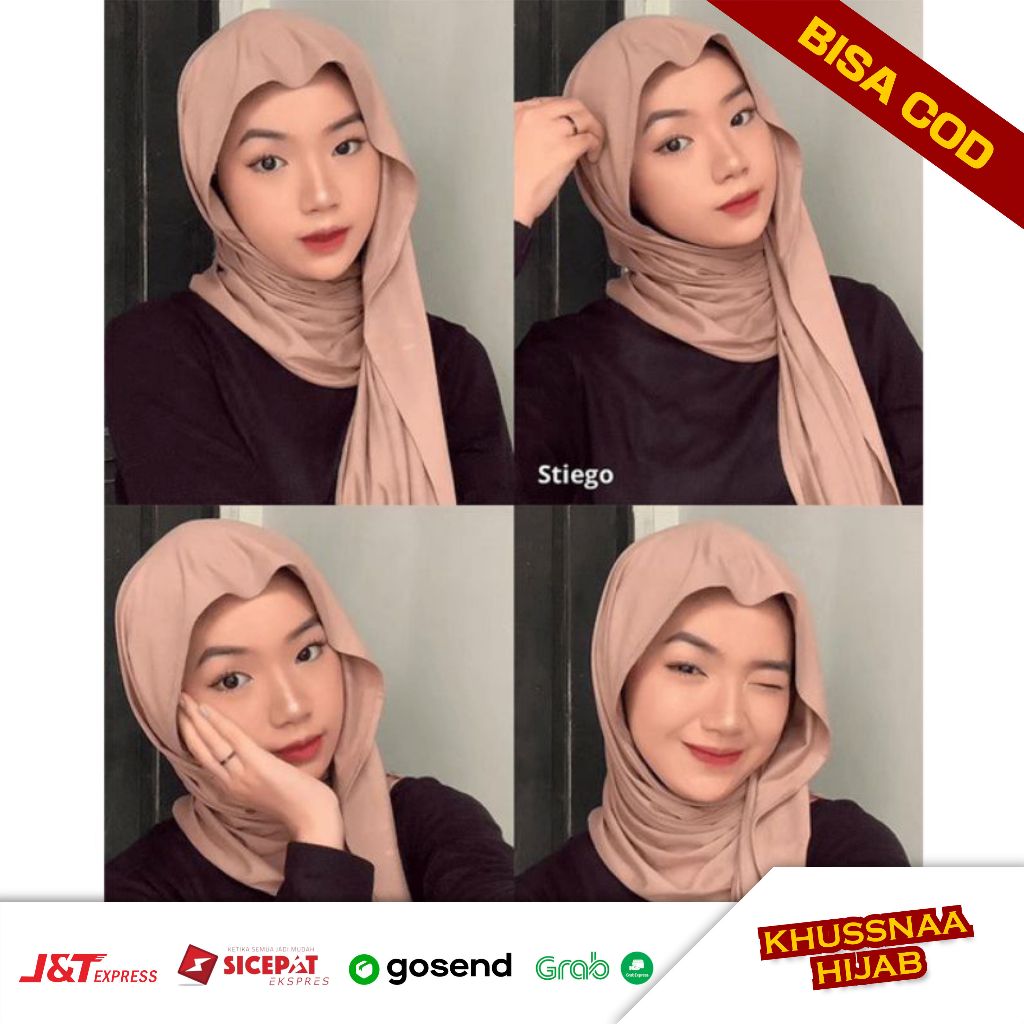 pashmina kaos premium/hijab jersy premium/jilbab pashmina instan/pashmina rayon/pashmina bagus murah