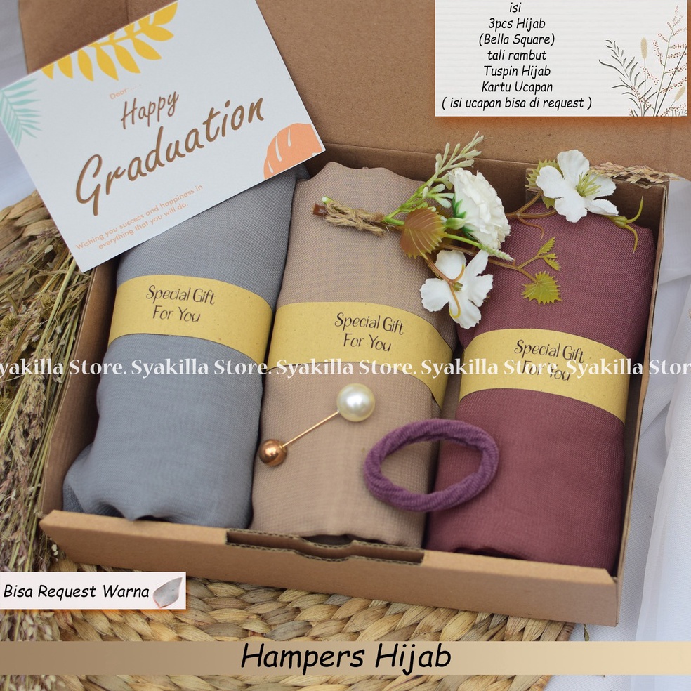 

mvd79 Gift Box Hampers Hijab segiempat bella square Hadiah birthday wedding congratulation anniversaryengagementkado Guru Belanja Sekarang
