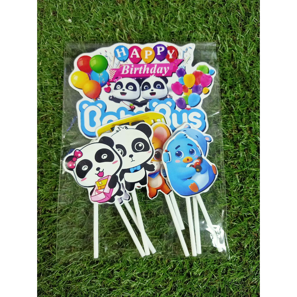 Cake Topper Babybus happy birthday