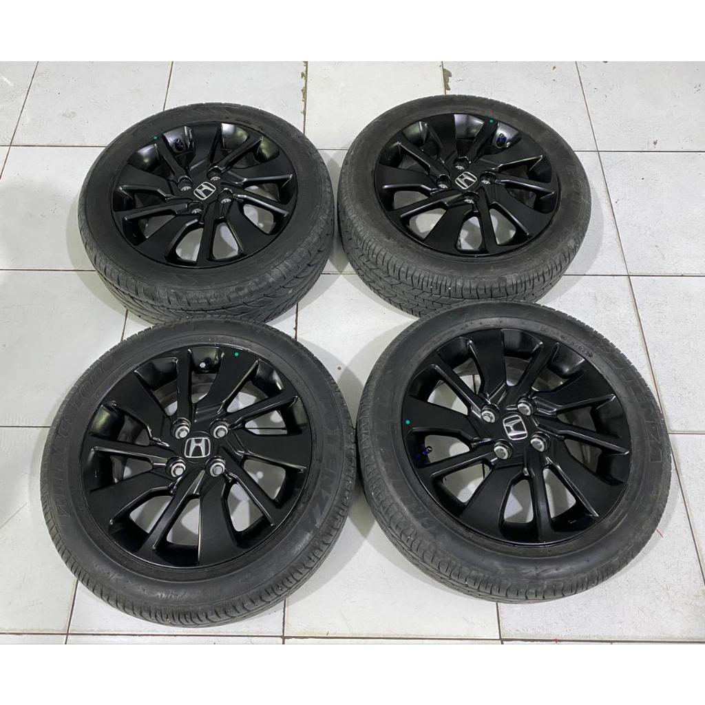 Velg Mobil Bekas Ring 15 Lubang 4 STD BRIO RS R15 H4X100 BAN 185 55 R15
