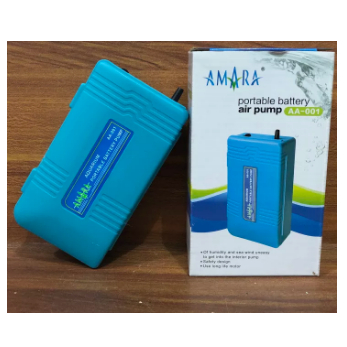 OKSIGEN AMARA AA-001 | Pompa udara Udang, oksigen gelembung pompa udara | AERATOR POMPA UDARA BATERA