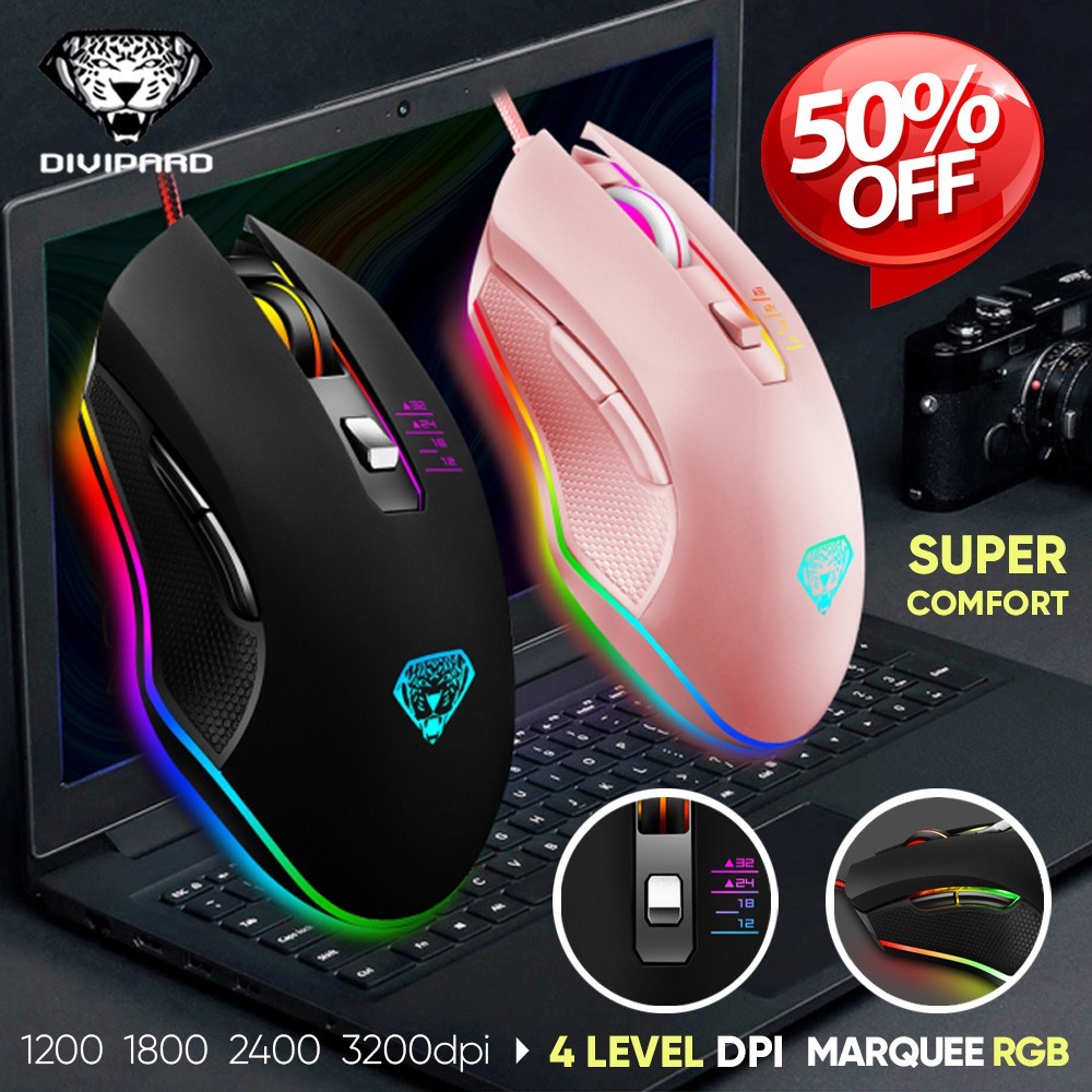 Mouse Gaming Kabel USB