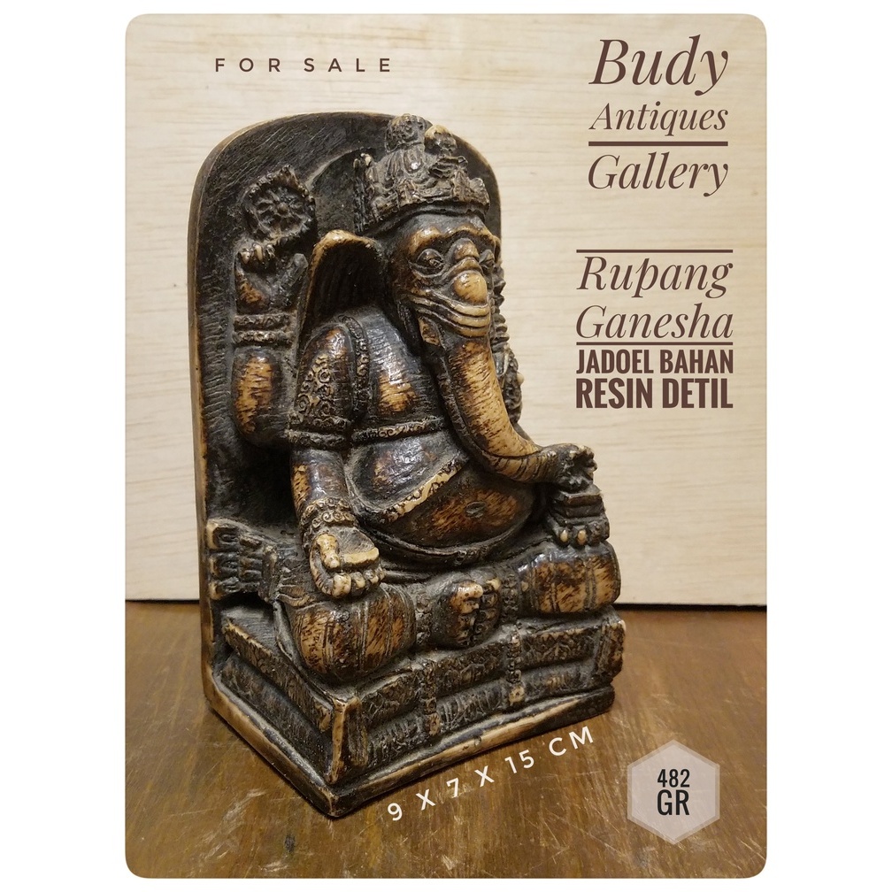 Rupang Ganesha Jadoel Bahan Resin HQ