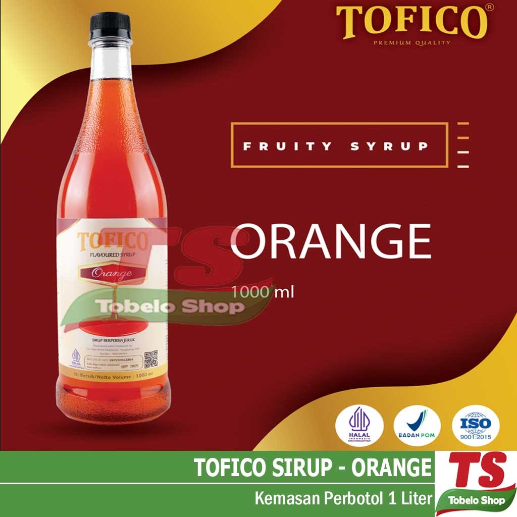 

TOFICO ORANGE SYRUP 1LITER / TOFICO ORANGE SIRUP