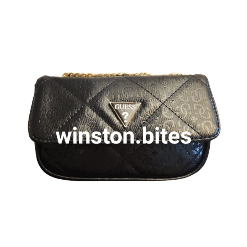 GUESS CESSILY MINI MICRO QUILTED CROSSBODY