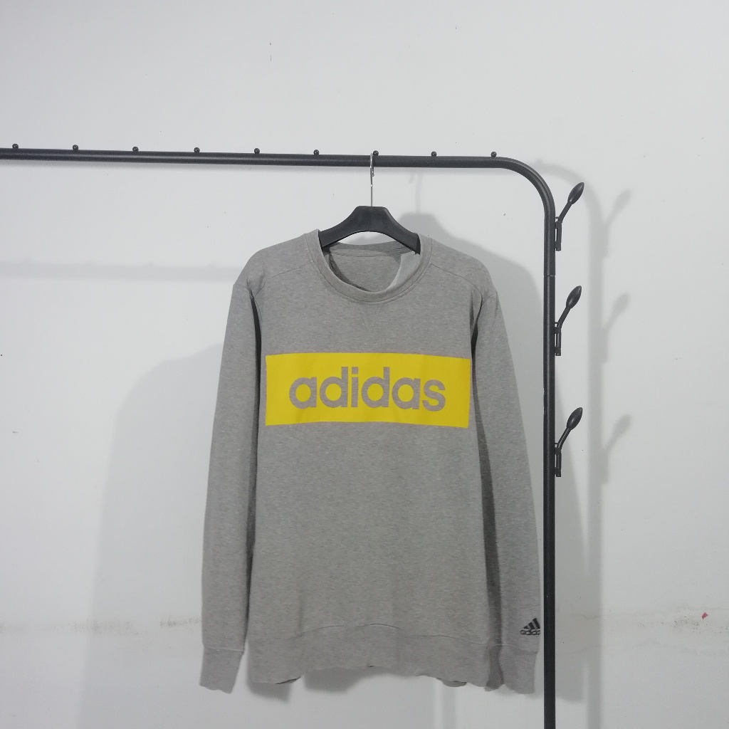 ADIDAS Big Logo Name | Sweater Crewneck | Second Original