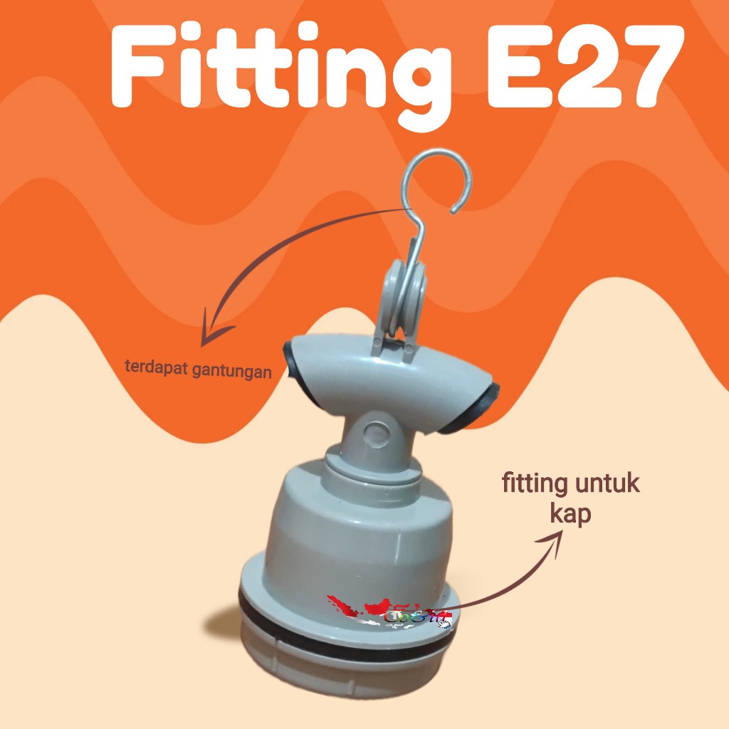 Kap Lampu Satu Set Outdoor Wd Hijau Gantung E27 Lampu Kap Lampu Tiang Kap Jalan Kap Wd Hijau Kap Wd