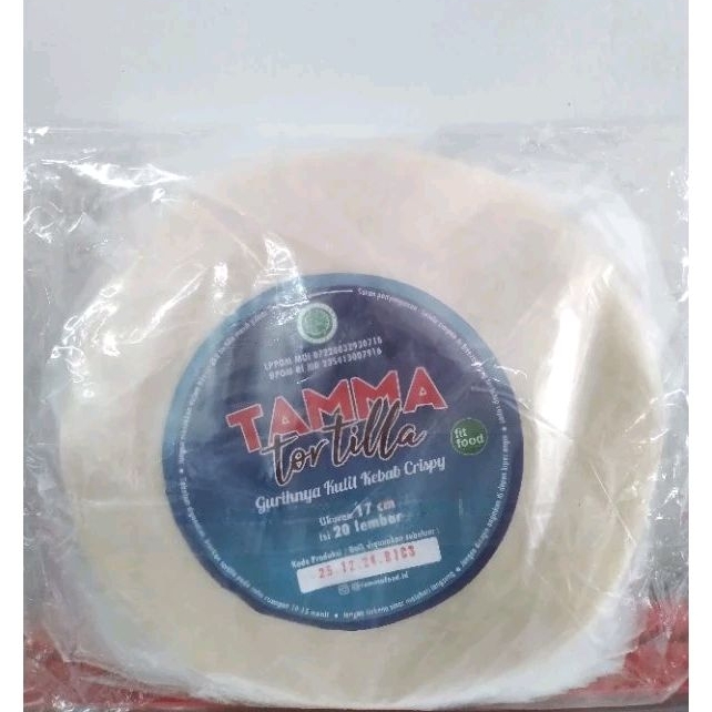 

Tamma Tortilla Kulit Kebab 17cm Isi 20